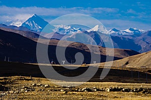 Snow mountain in Tibet